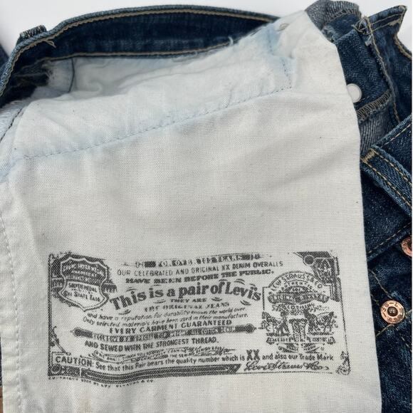 Levi’s 501 Men’s Jeans 38x32 Original Fit Straight Leg Medium Wash Denim - Picture 4 of 6